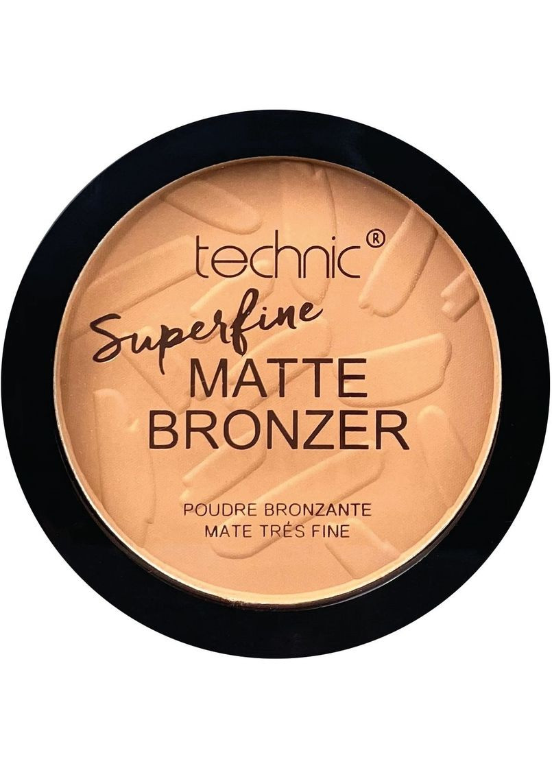 Матовая бронзирующая пудра Superfine Matte Bronzer Powder - Light 12 г. Technic (302311436)