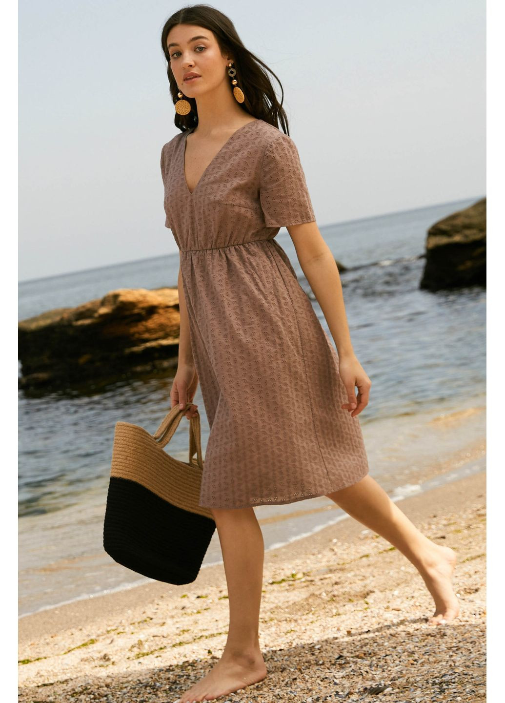 Коричневое платье 2188.6006 Seventeen