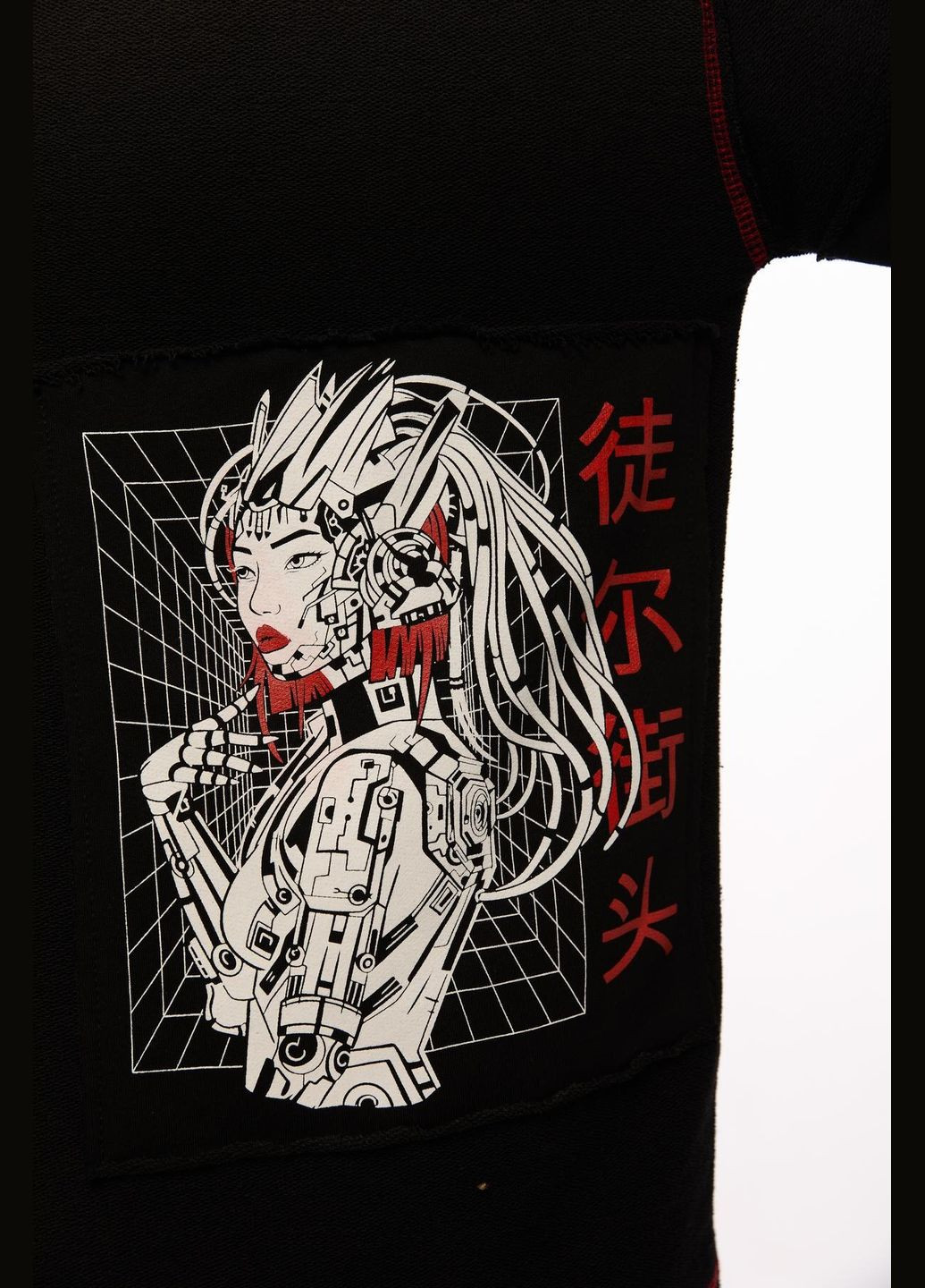 Чорна футболка sm-2419 ТУР