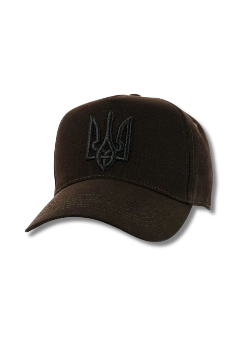 Кепка тракер з вишивкою Тризуб No Brand Тракер із високою посадкою (334169959)