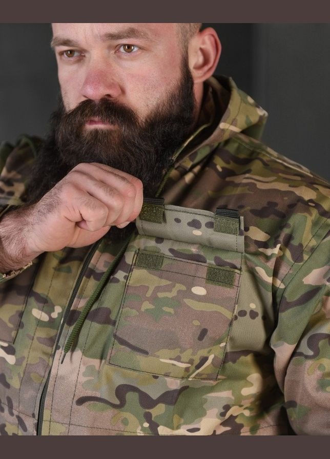 Тактичний демісезонний костюм 3в1 штани+куртка+футболка мультикам No Brand