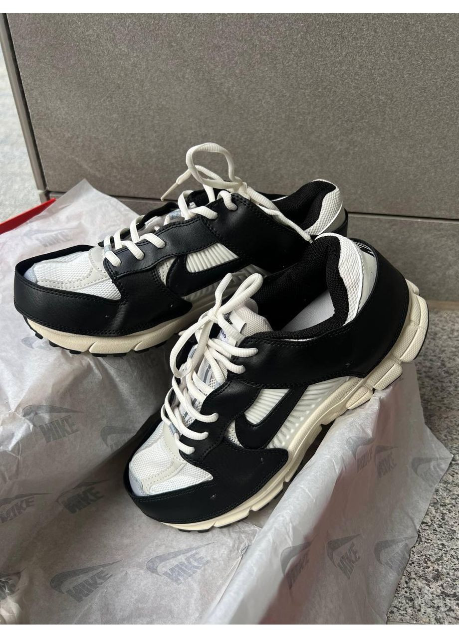 Белые демисезонные кроссовки мужские nike zoom vomero 5 «timeless» найк аир зум вомеро 5 No Brand