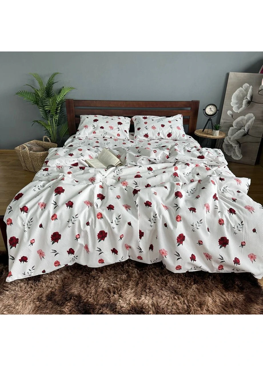 Постельное белье цветочек полуторное 150 х 215 No Brand (377723396)
