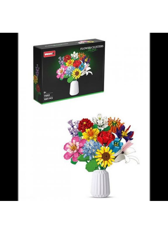 Конструктор 11053 "Цветы в весе", 1064 детали, в коробке. No Brand (317439234)