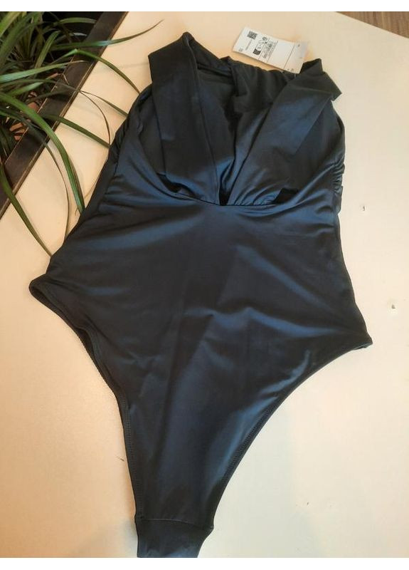 Чорний красивий суцільний купальник суцільний C&A cуцільний купальник