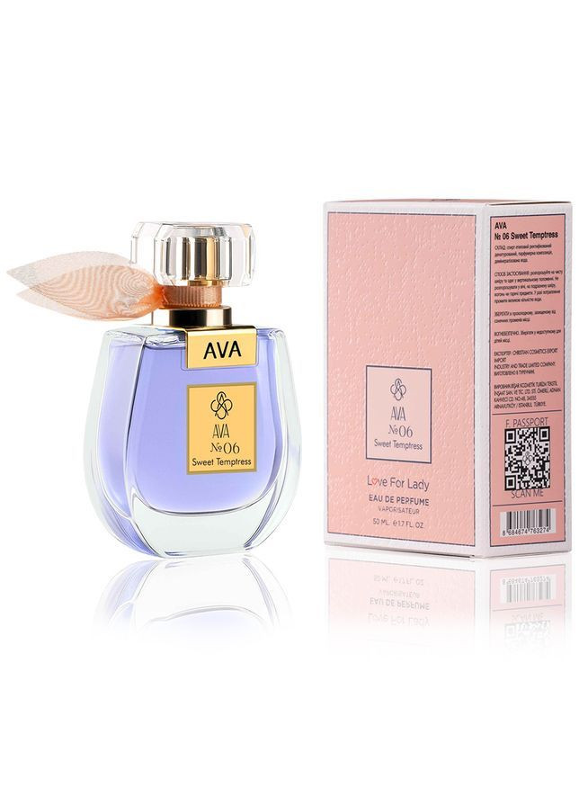 Парфюмерная вода для женщин LOVE Sweet Temptress 50 ml Ava (365284498)