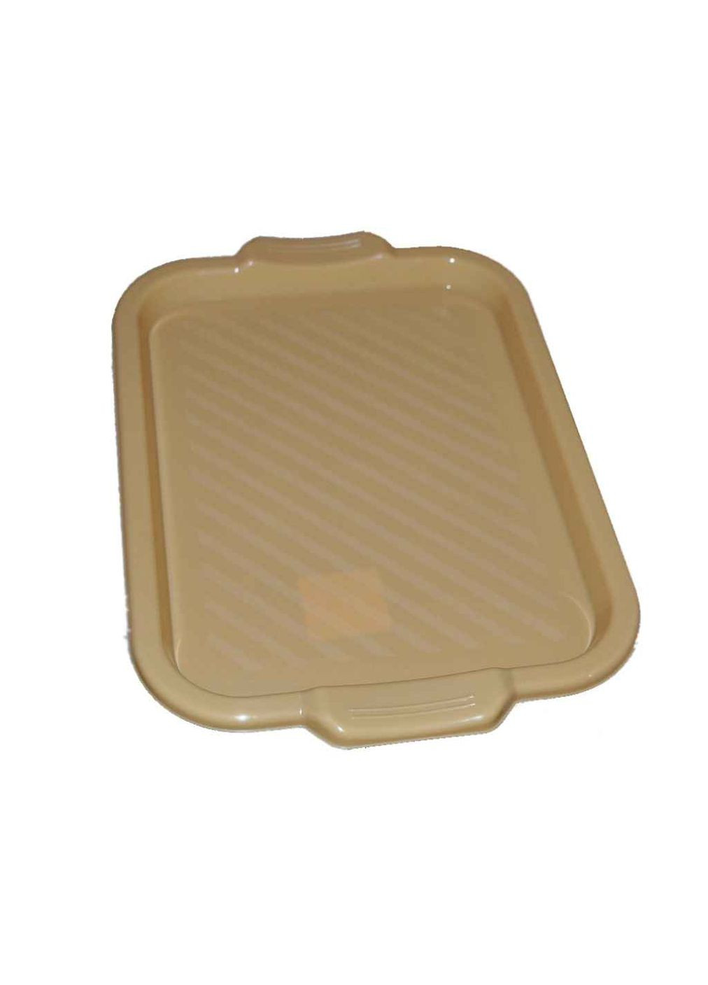 Поднос прямоугольный 450х320х32мм бежевый Консенсус (354344448)