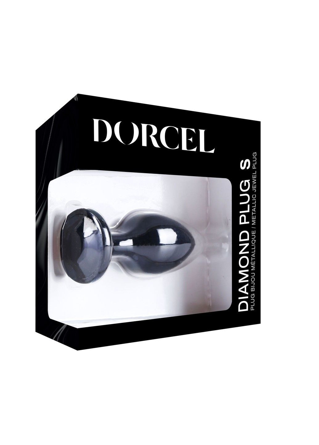 Анальна пробка з кристалом Diamond Plug Black S Dorcel (317255884)
