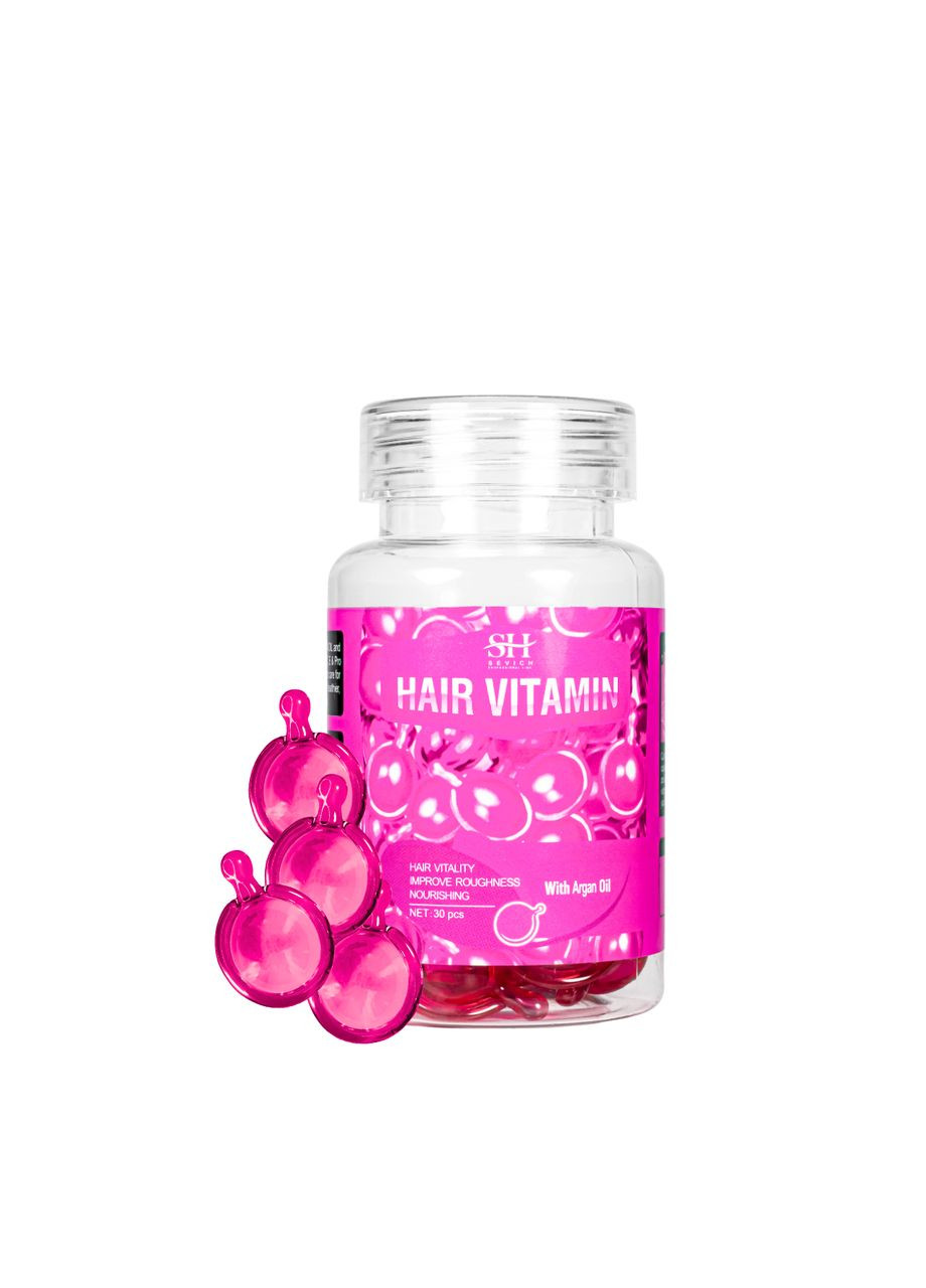 Вітаміни для волосся зволоження та дзеркальне сяйво Hair Vitamin with Argan Oil, 30 шт. Sevich (302723531)