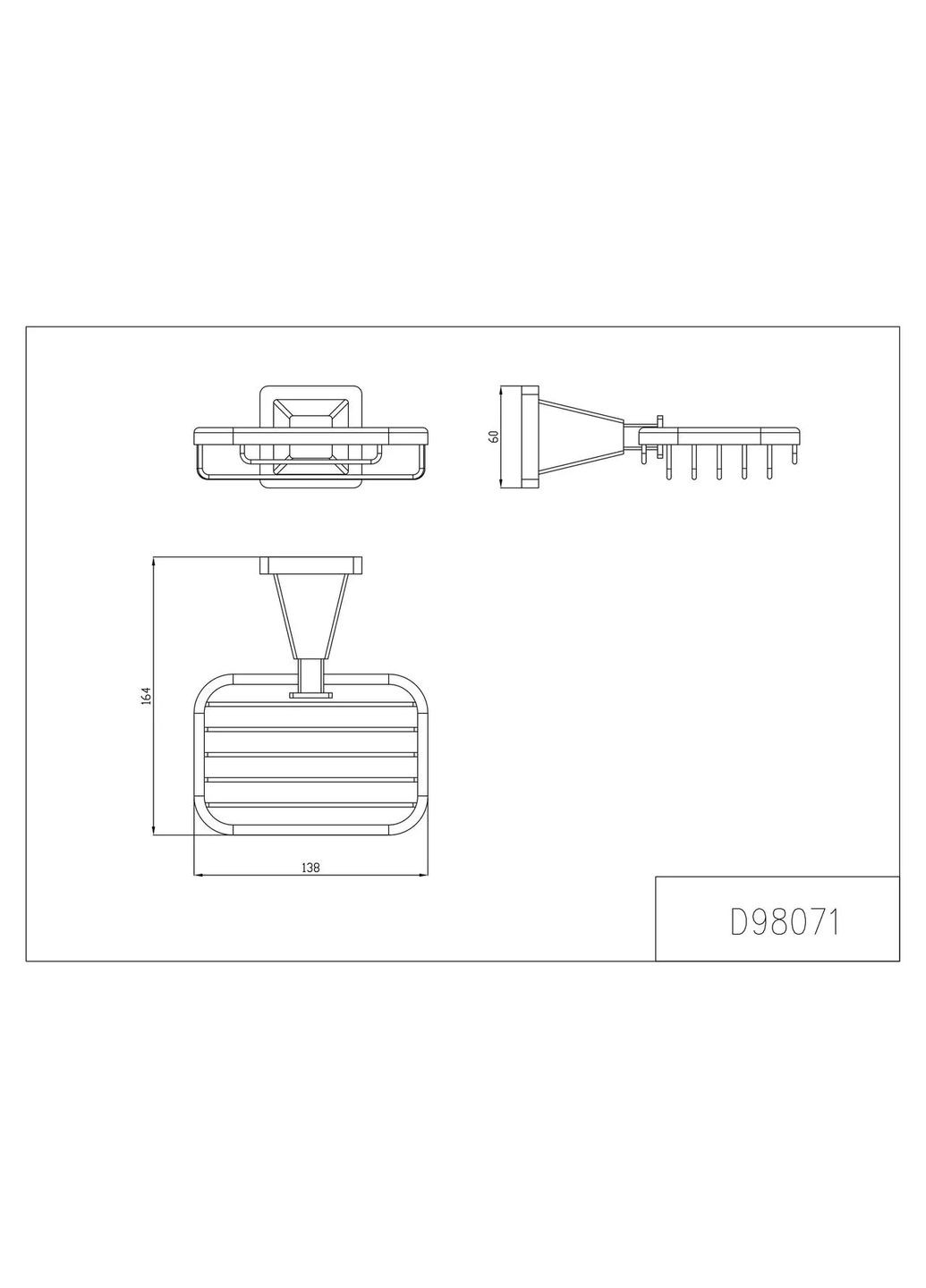 Мильниця G1902-1, латунь, хром GAPPO (371881651)