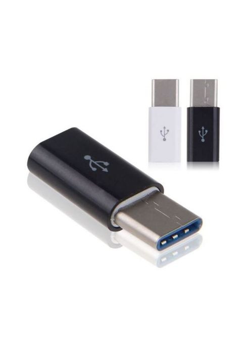 Перехідник (LA-Type-C-MicroUSB-adaptor black) Lapara Type-C to Micro USB (268143300)