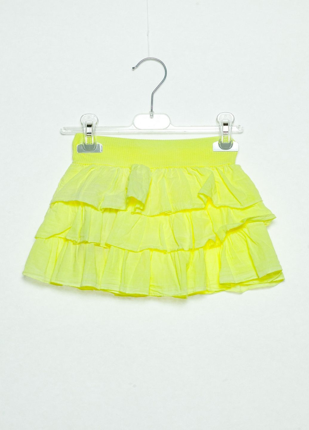 Желтая повседневный однотонная юбка Pronto Moda