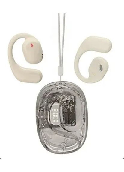 Беспроводная bluetooth гарнитура с дисплеем с зарядным отсеком Open9 No Brand (302242144)
