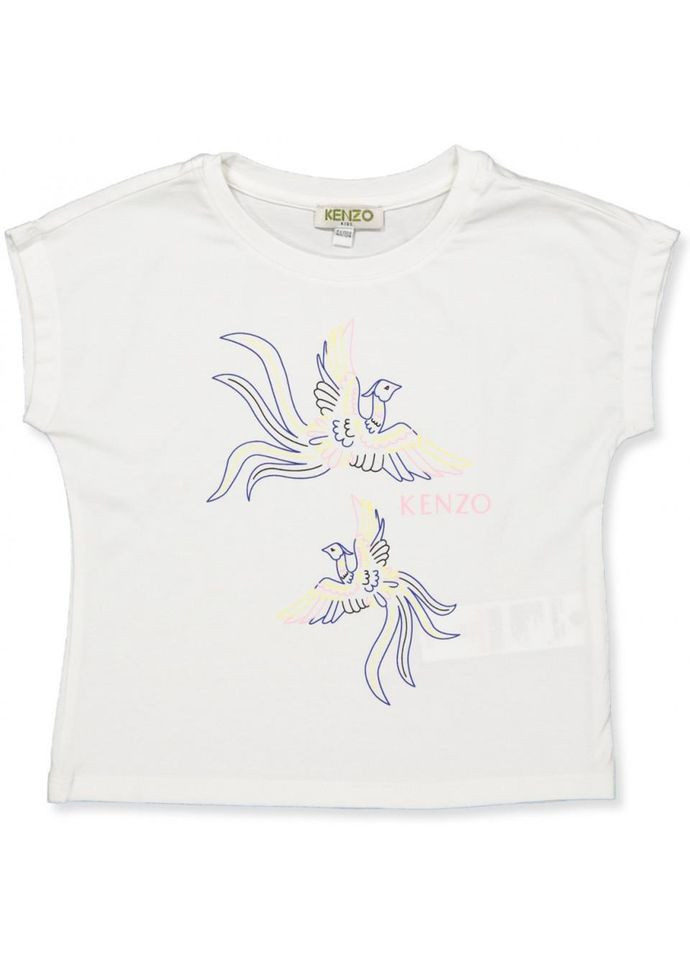 Біла демісезонна футболка, арт. 10048, білий, 98 см, 3 роки Kenzo