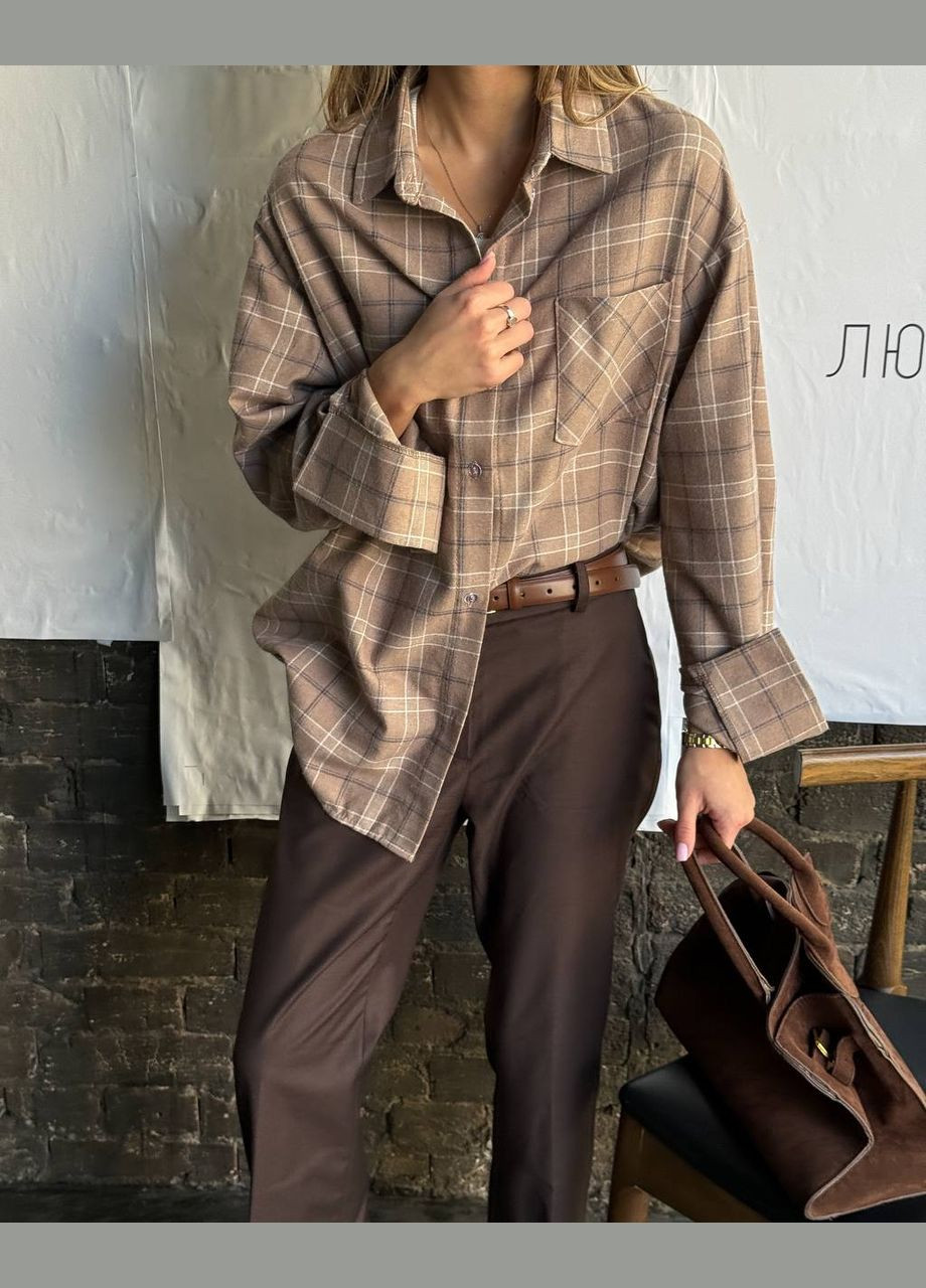 Стильна сорочка в клітинку Luna (330769438)