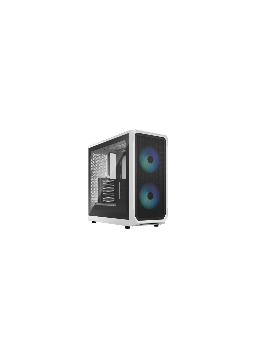 Корпус (FD-C-FOC2A-04) FRACTAL DESIGN Focus 2 RGB White TG ClearTint (366156417)