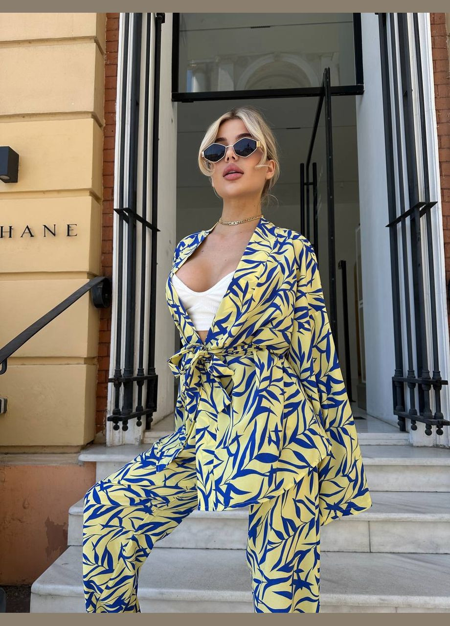 Женский костюм с интересным принтом Adelante (322443680)