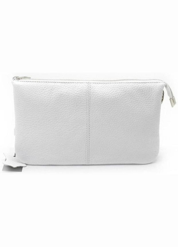 Сумка планшет через плече жіноча шкіряна маленька Білий 35712 Grande Pelle (336889712)