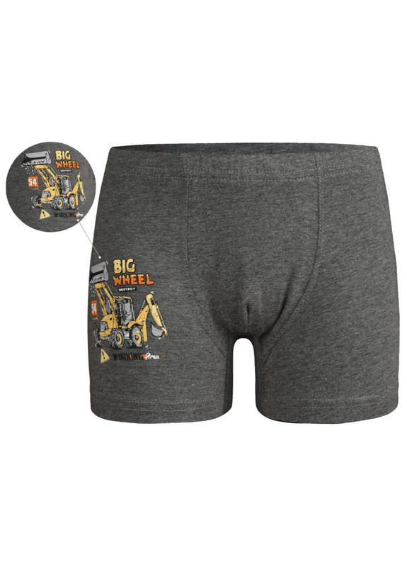 Дитячі труси боксери для хлопчика з принтом Екскаватор Donella Боксери (313427461)