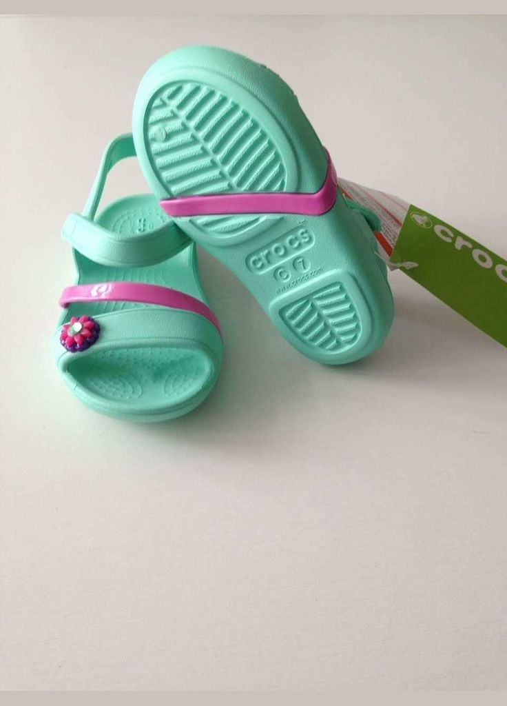 Морской волны крокс сандали детские sandal kids Crocs