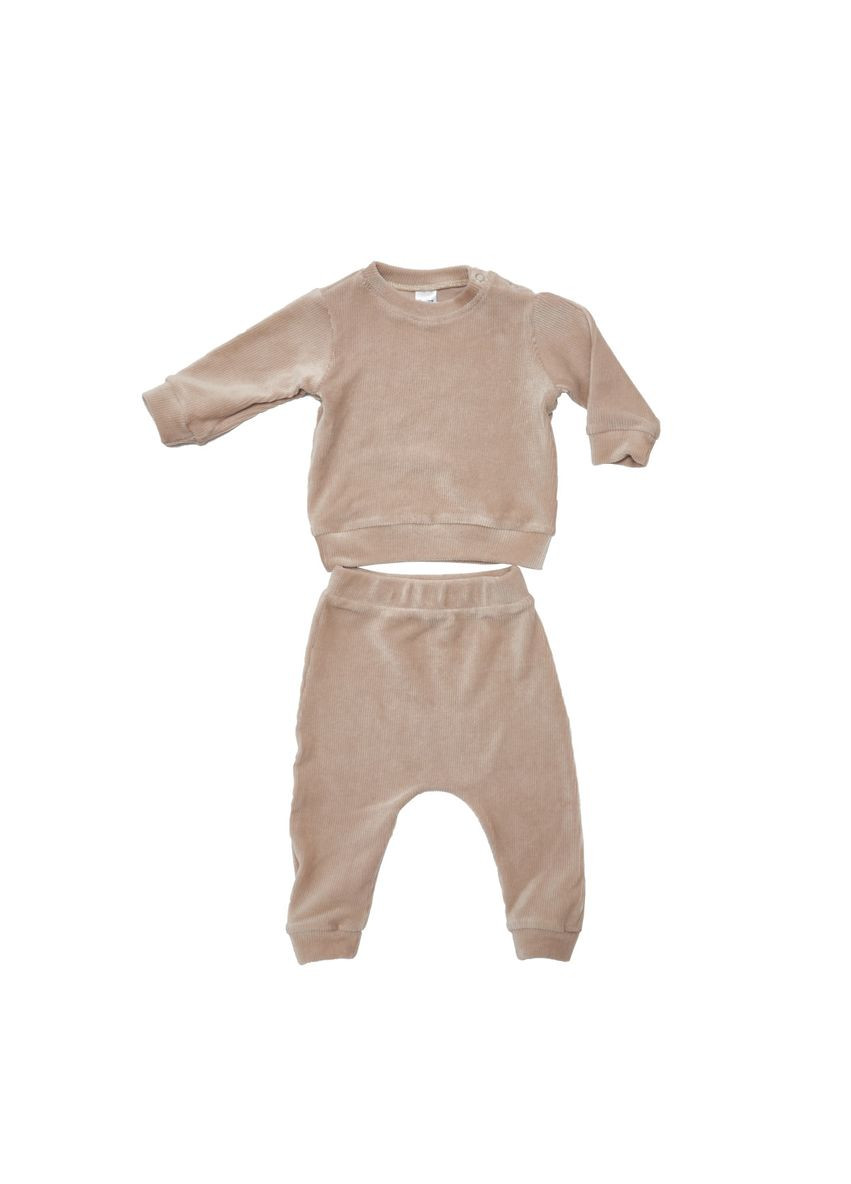 Бежевый костюм ego, велюр, р.68, бежевый () Twins W-120-КТEW68-02