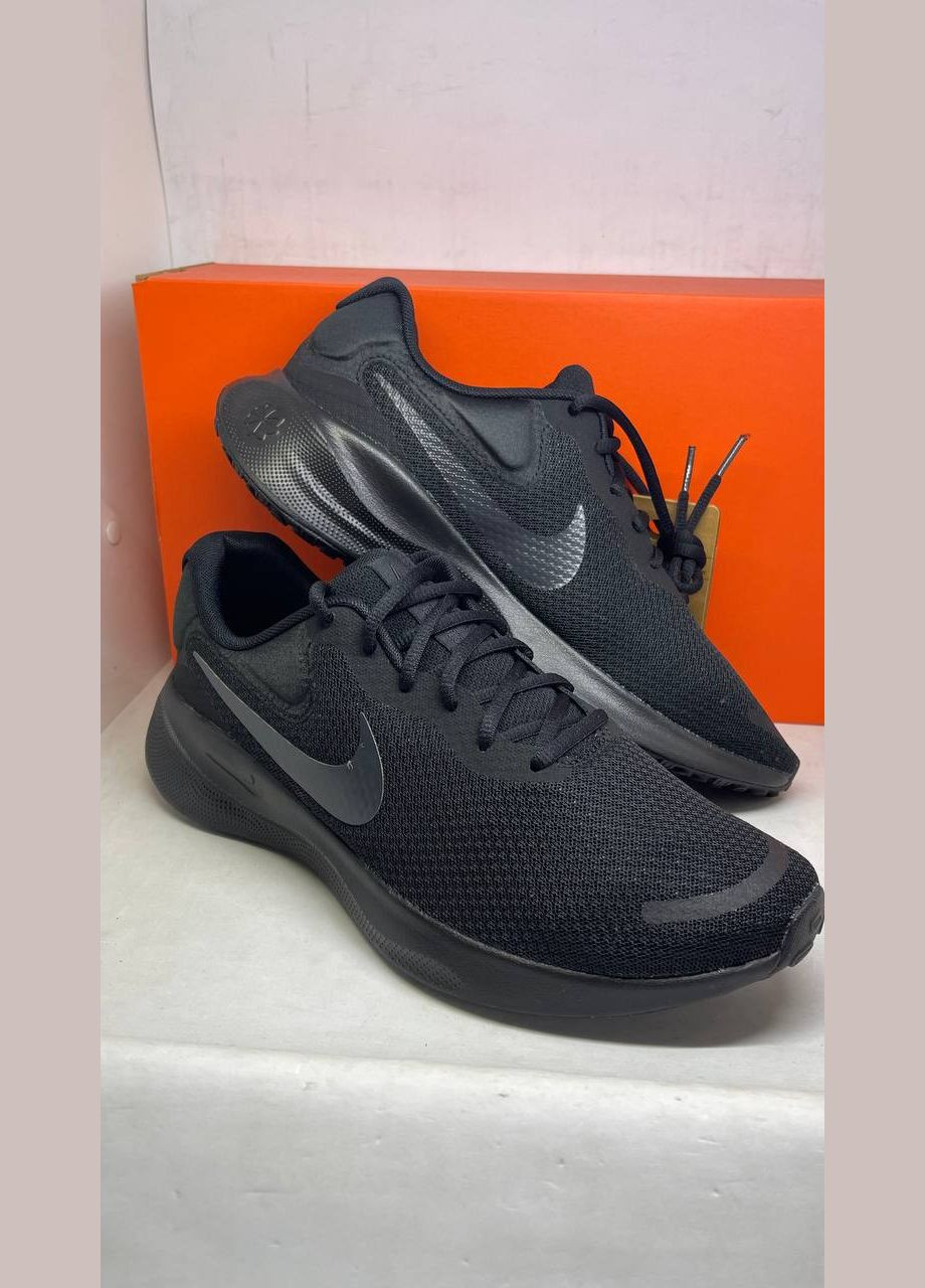Черные кроссовки мужские Nike REVOLUTION 7