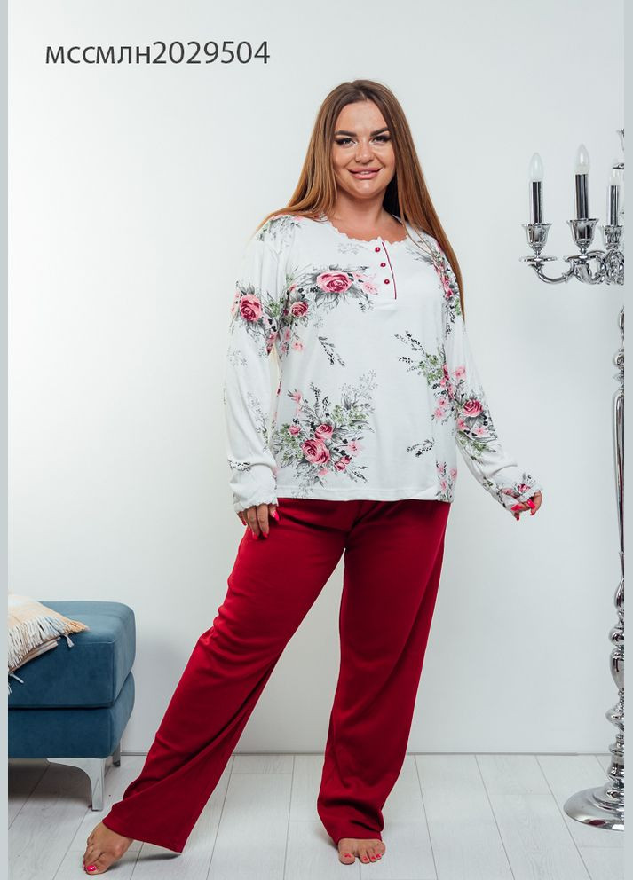 Прозора жіноча піжама тонкий трикотаж Miss Melina