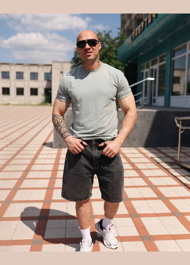 Світло-сіра футболка чоловіча hc (h001-8061-036) No Brand