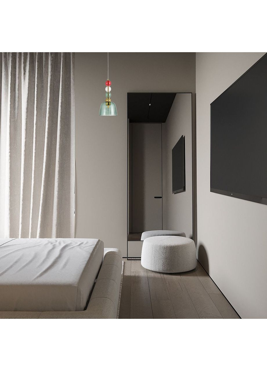 Стеклянный подвес с цветными плафонами (800-P3001-1) No Brand (370069493)