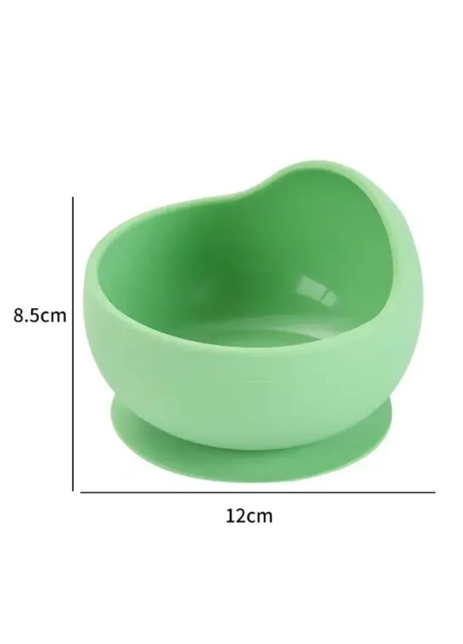 Тарелка глубокая детская силиконовая на присосках. No Brand (293511374)