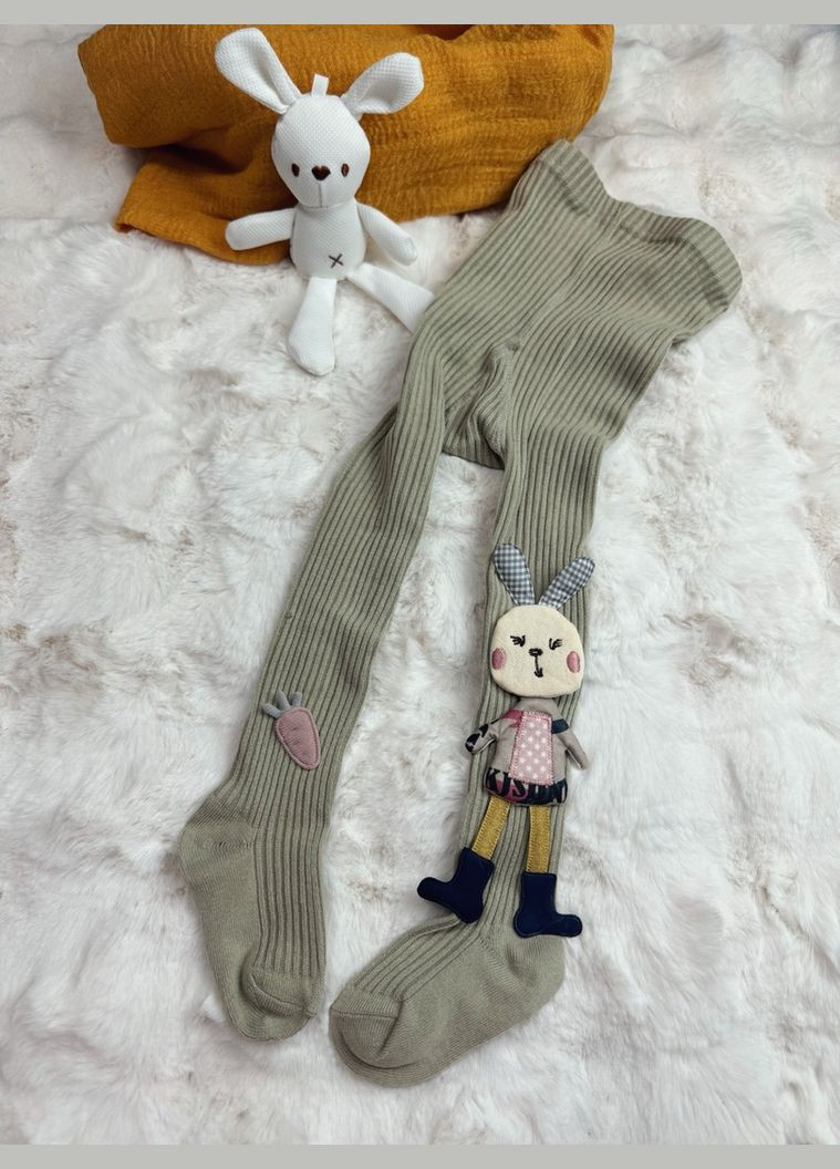 Колготки для дівчинки з зайчиком 10693 No Brand (316130246)