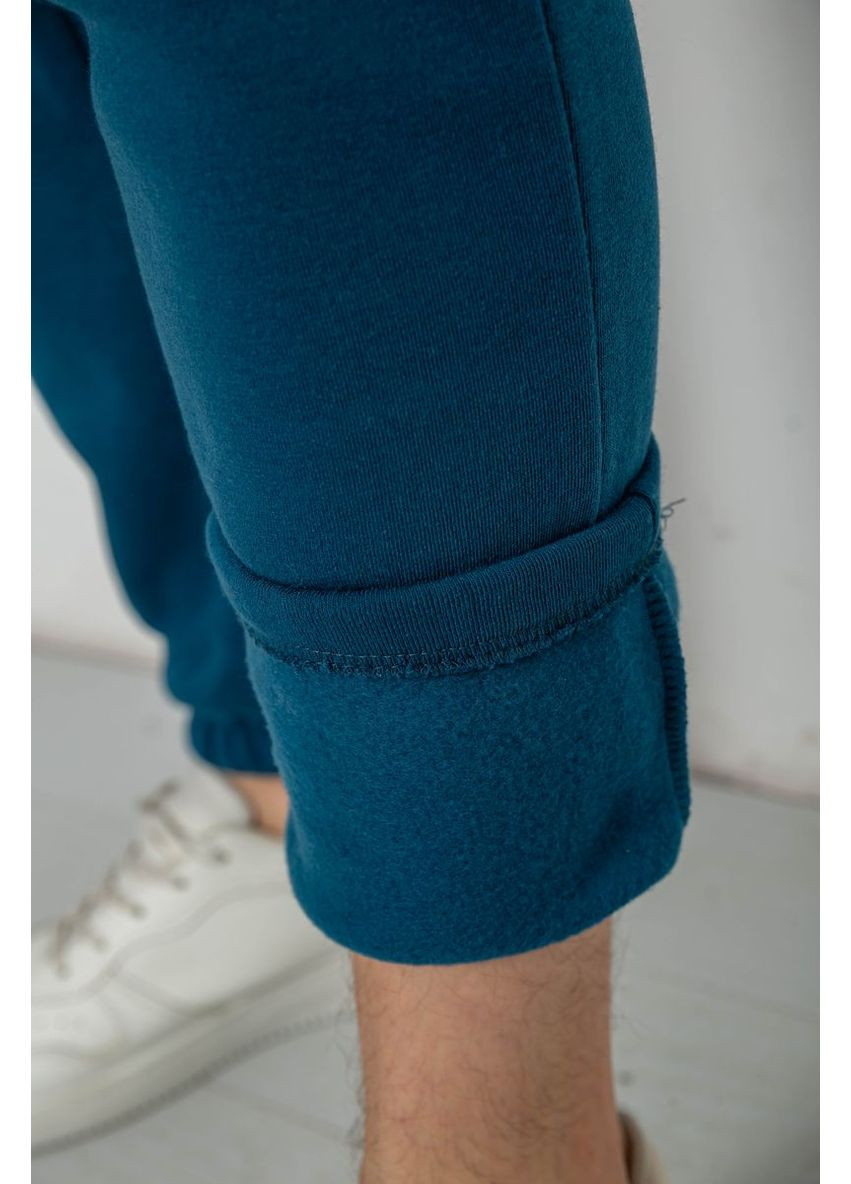 Спортивні штани чоловічі на флісі, колір смарагдовий, 238R57256 Ager (359398219)