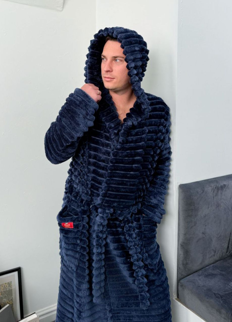 Мужской махровый халат с капюшоном Selim-tekstil (366339333)