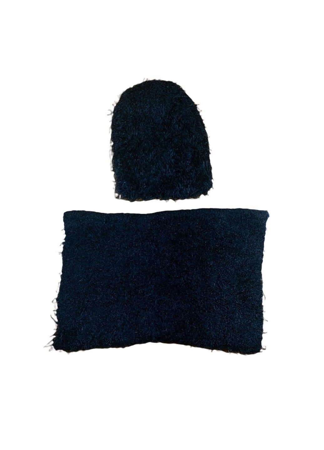 Черный зимний комплект (шапка, шарф) Pepperts