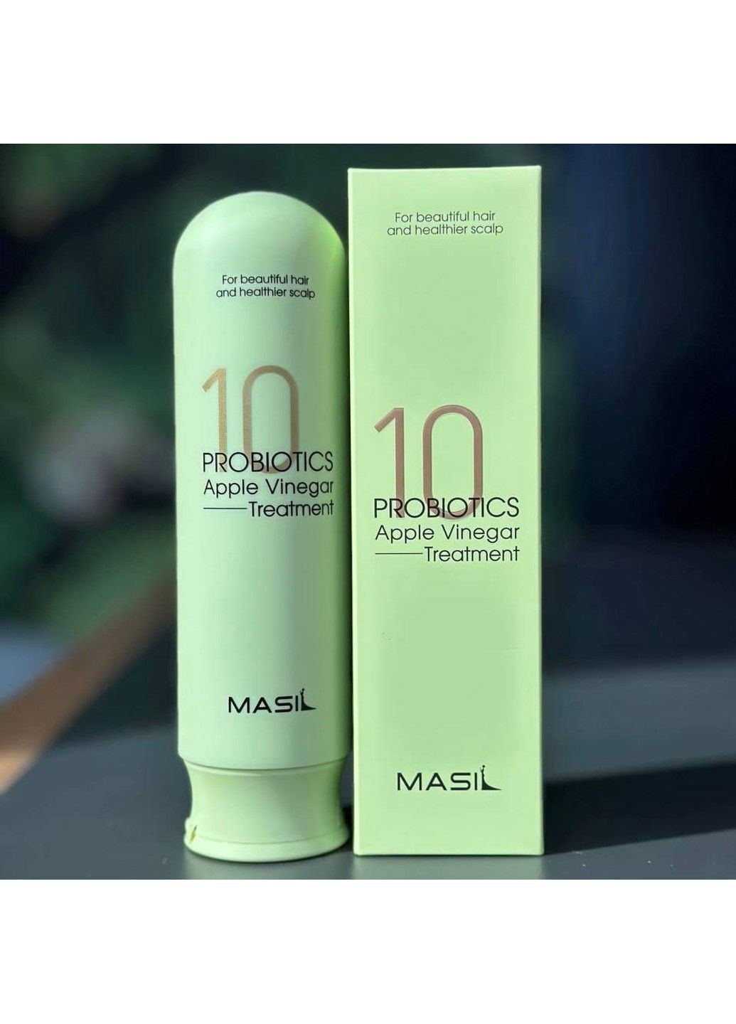 Шампунь + Бальзам для волос против перхоти с яблочным уксусом Probiotics Apple Vinegar MASIL (361432627)