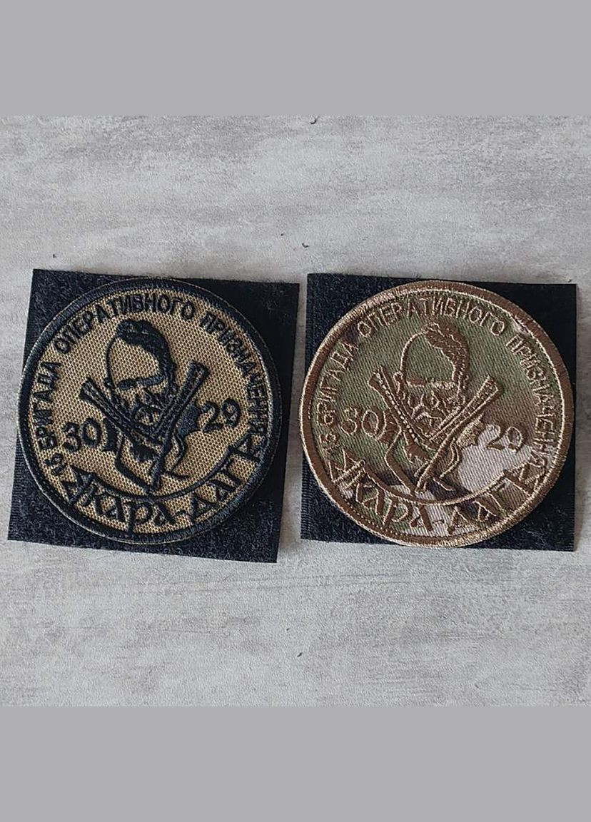 Шеврон Полк Кара Даґ одноколірний на фоні койот No Brand (336381859)