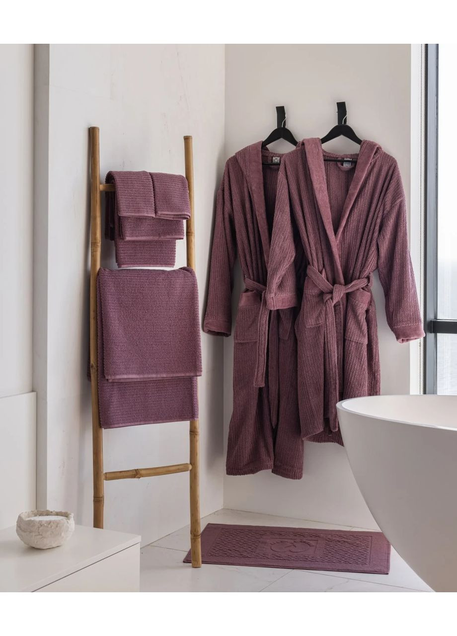 Рушник Magma, 50х90см HYGG смужка бордовий