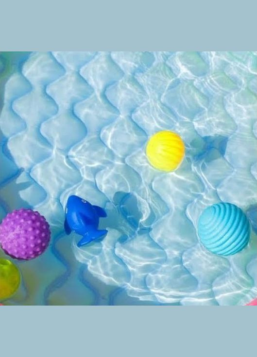 Дитячий надувний басейн 57422-1 «Веселка», з надувним дном, 147 х 33 см, з кульками 10 шт Intex (298578378)