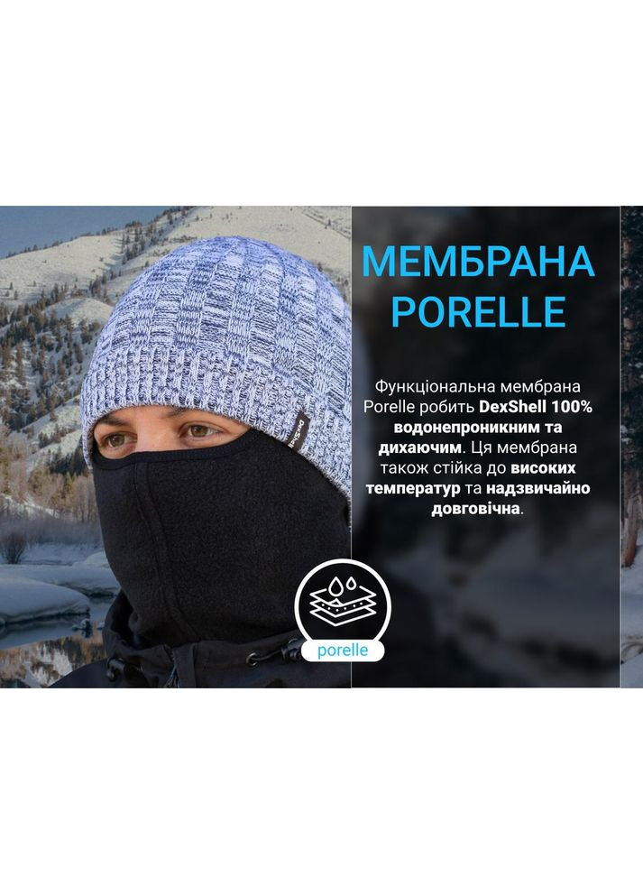 Водонепроницаемая шапка Heathered Rib Knit Beanie, onesize (56-58 см), голубой DexShell (353503235)