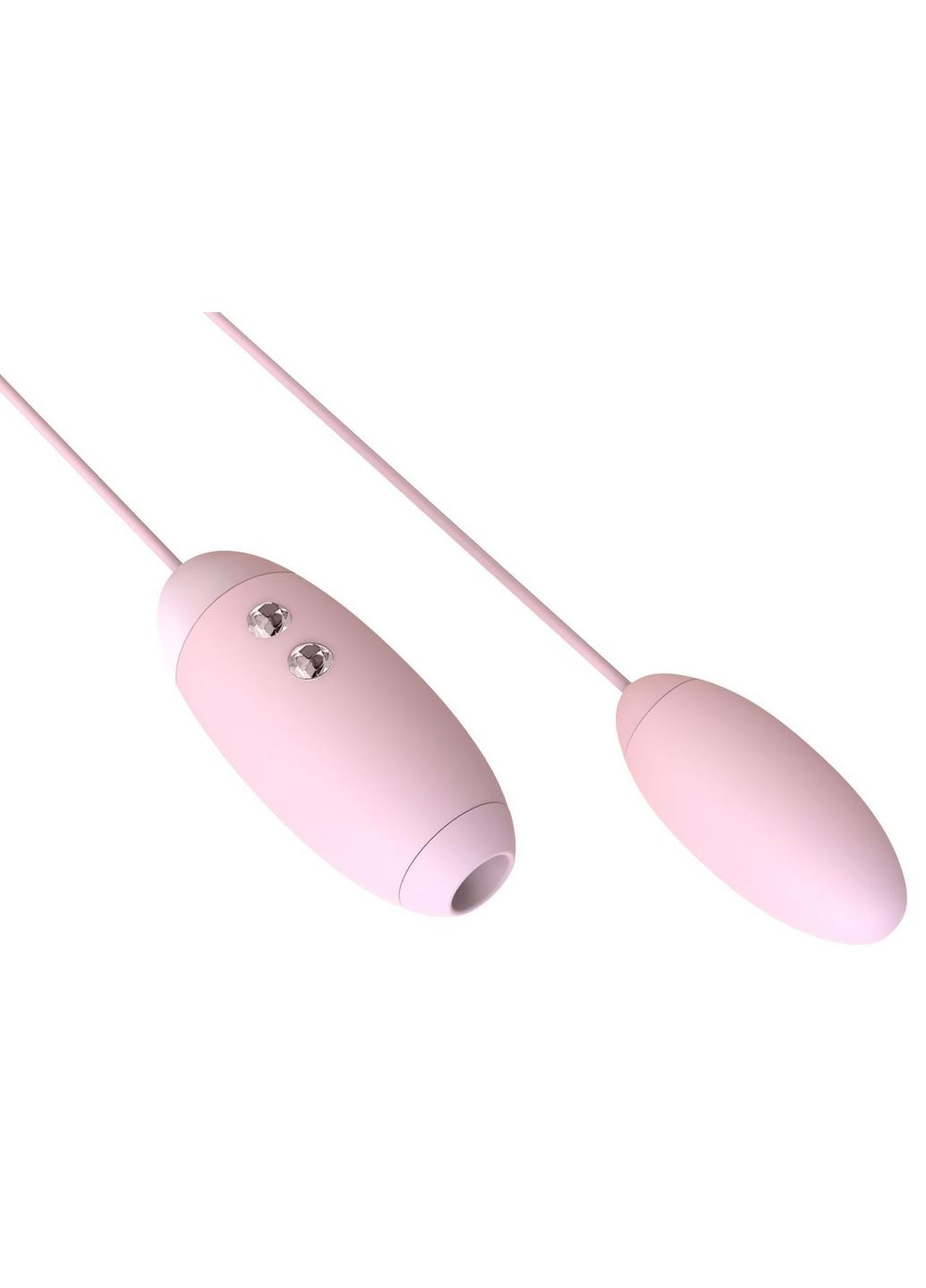 Вакуумний стимулятор з віброяйцем 2-в-1 KISSTOY Miss VV Pink No Brand (366878034)