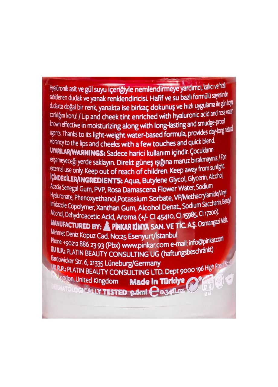 Жидкий тинт для губ и щек Lip to Chic Tint, 02 LOLITA коралловый Pastel (330128498)