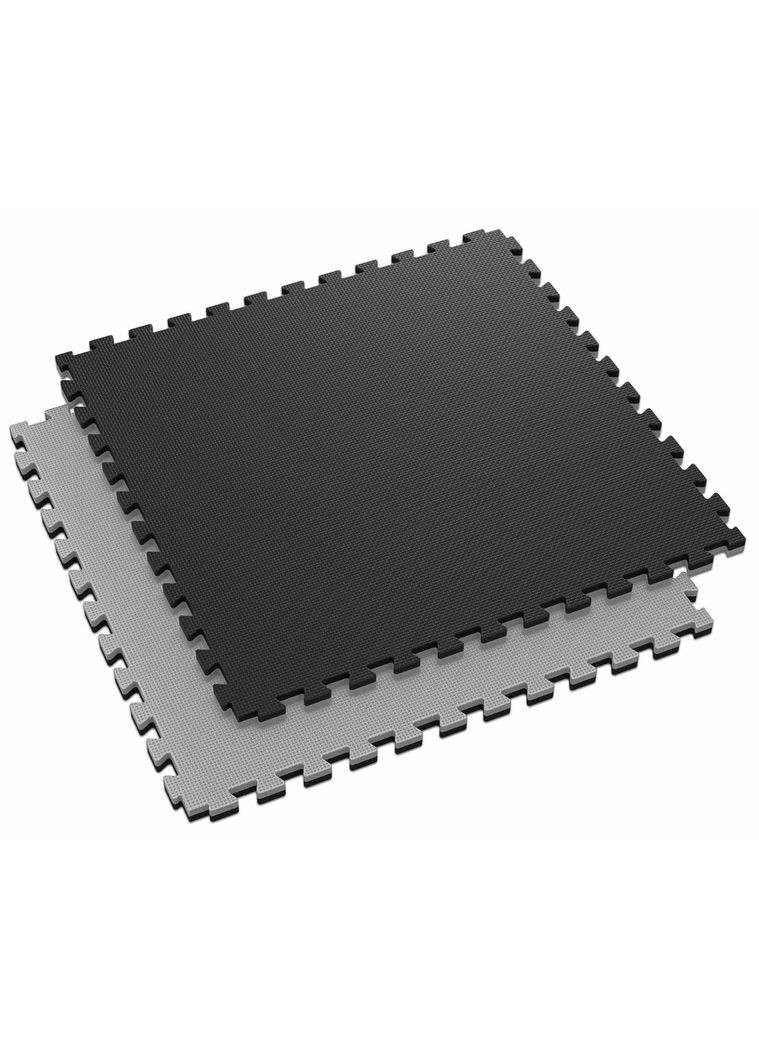 Мат-пазл EVA 2см HS-A020PM - 4 частей черно-серый Hop-Sport (301865583)