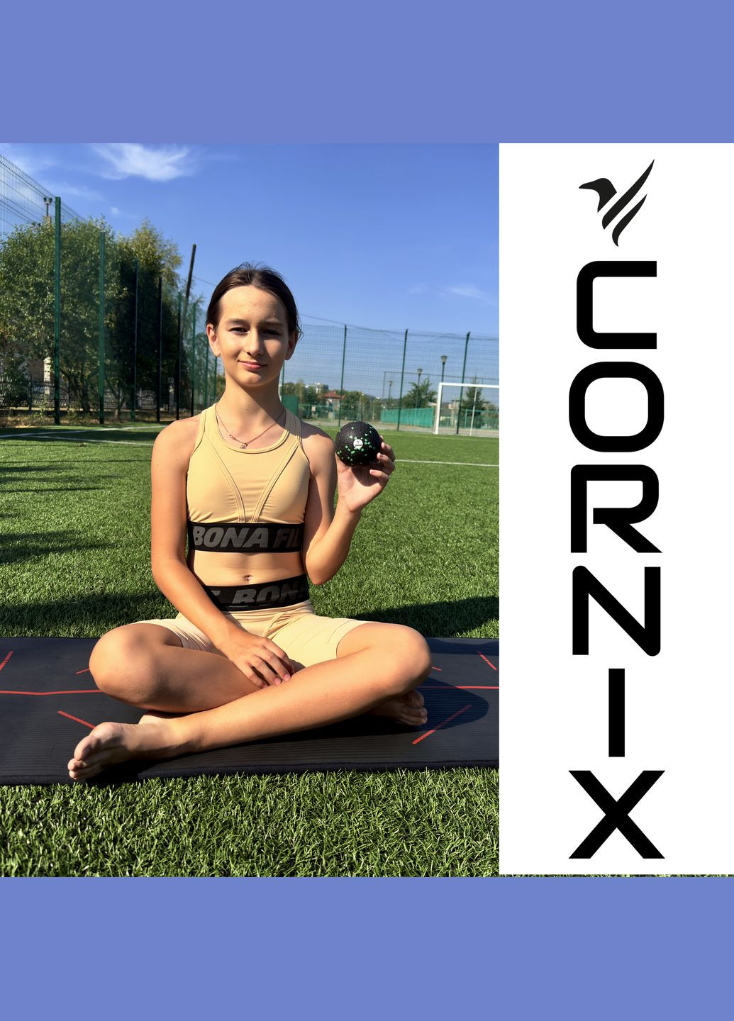 Массажный набор (Ball 8 см, Duoball 8 х 16 см и Foam Roller 30 х 15 см) Cornix XR-0079 (275654336)