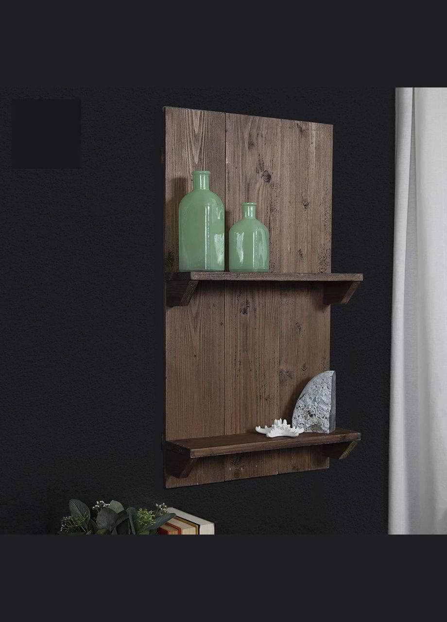 Настінна полиця з дерева Харбор мокко (НСП-009710) No Brand (328081795)