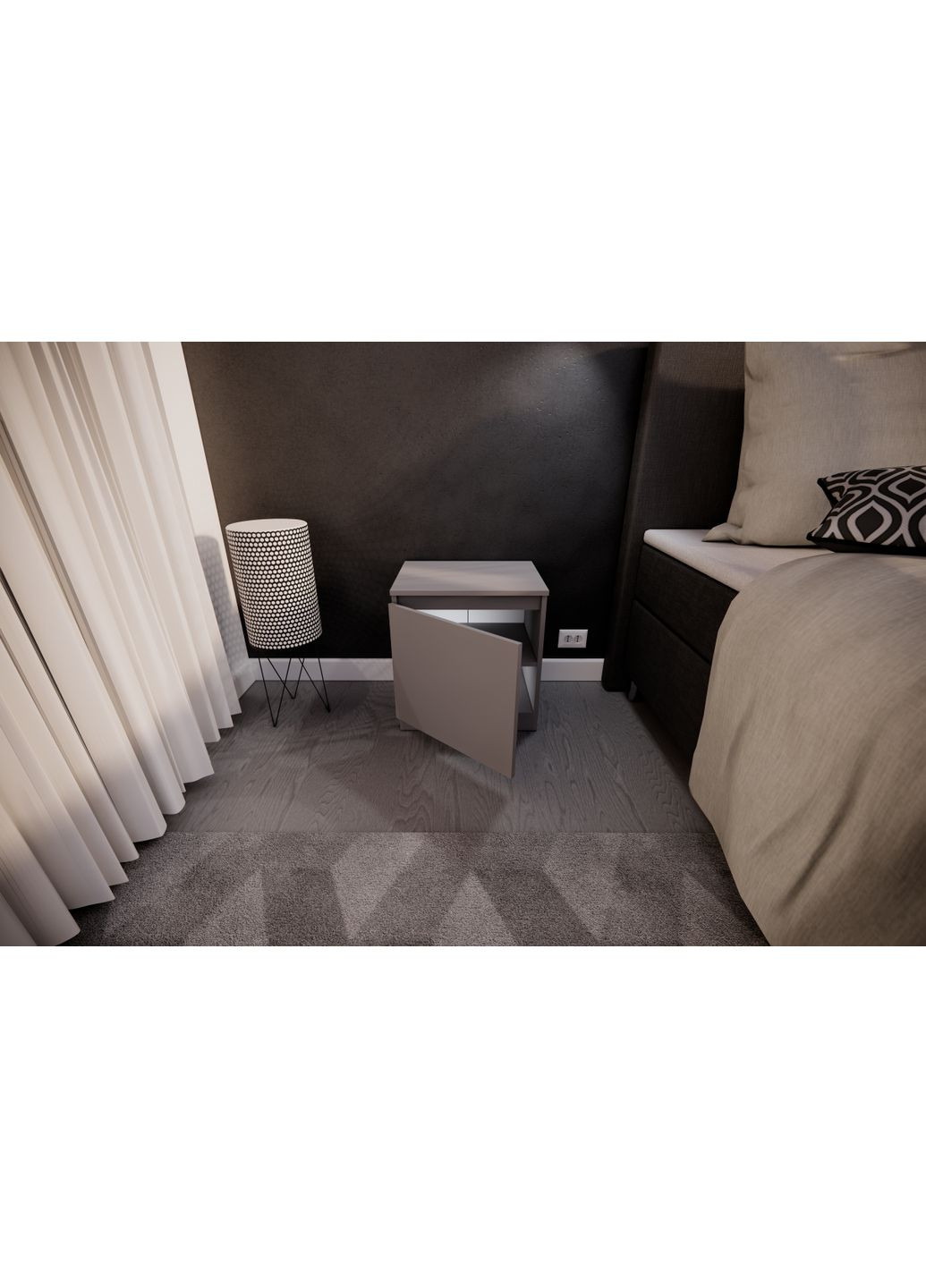 Тумба прикроватная 50х40х54,5 см MEBEX (352729459)