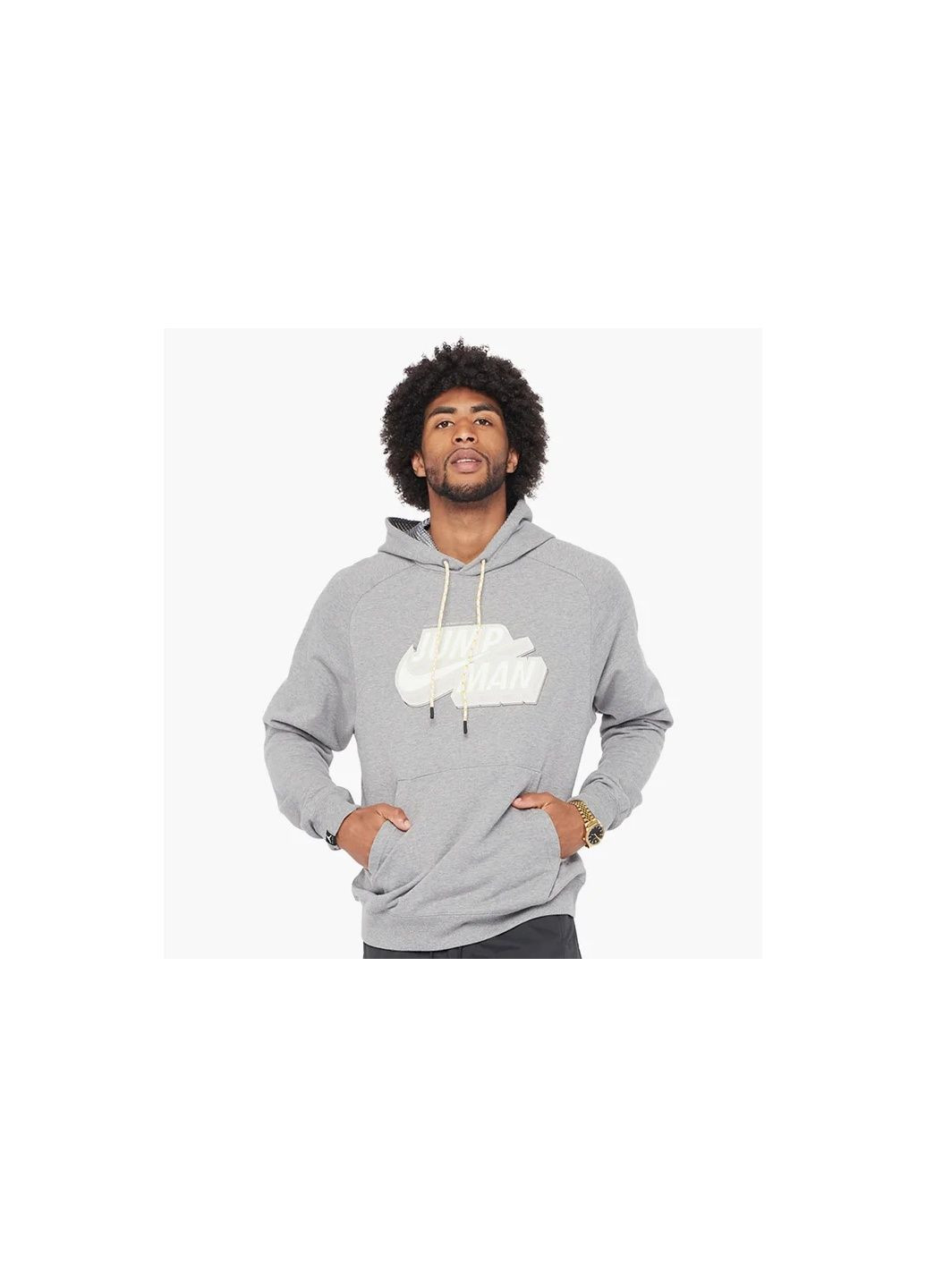 Худі чоловіче Jumpman Sweatshirt Hoodie Grey Dm1402-091 Air Jordan (364836873)