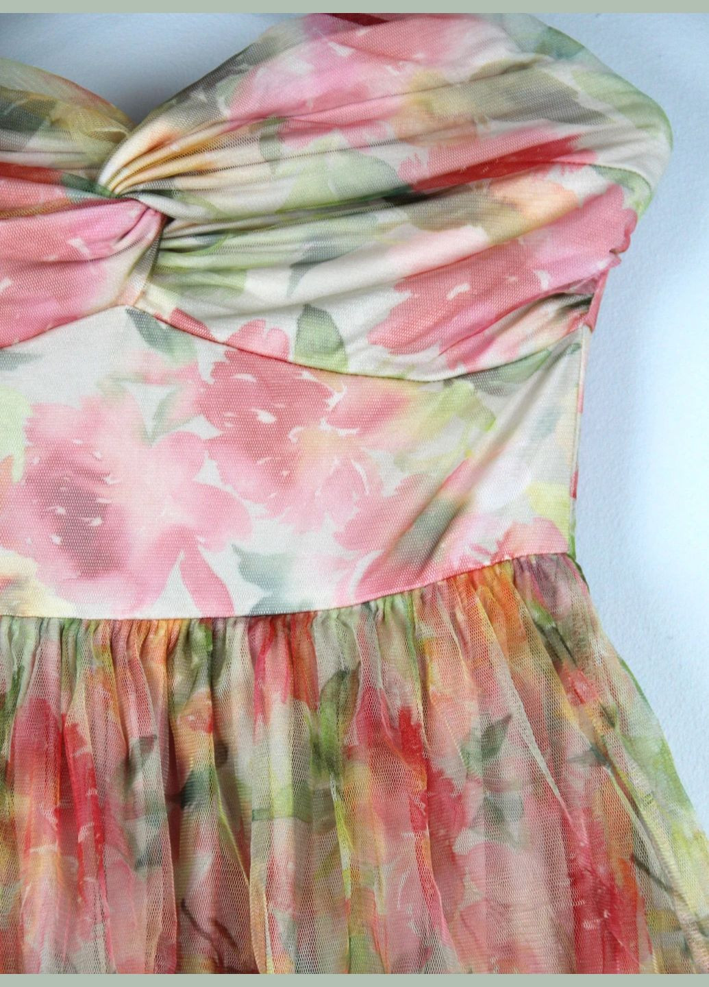 Розовое платья бандо ярусное miss selfridge Asos