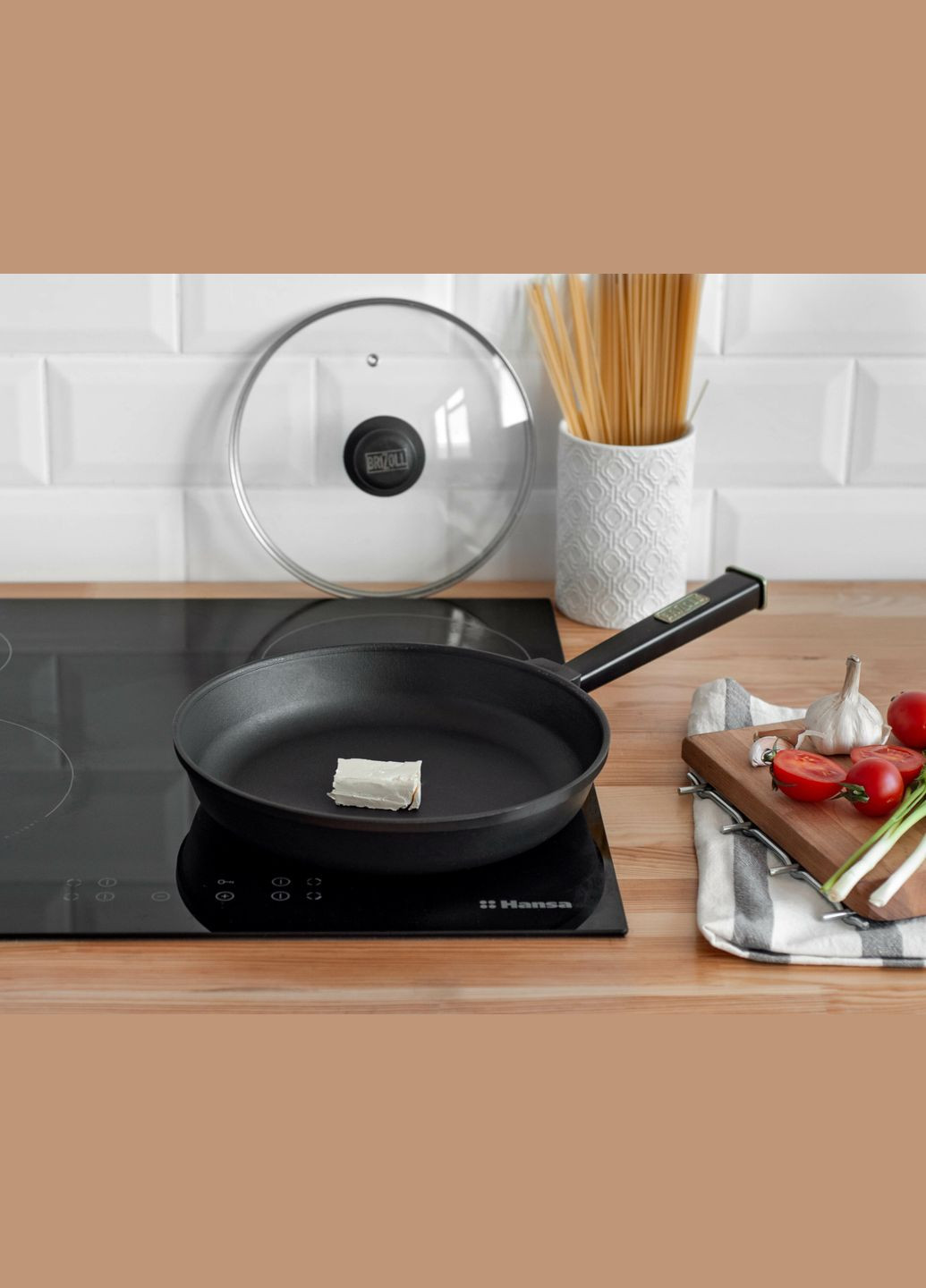 Чавунна сковорода Optima-Black 240 х 40 мм Brizoll (322732485)