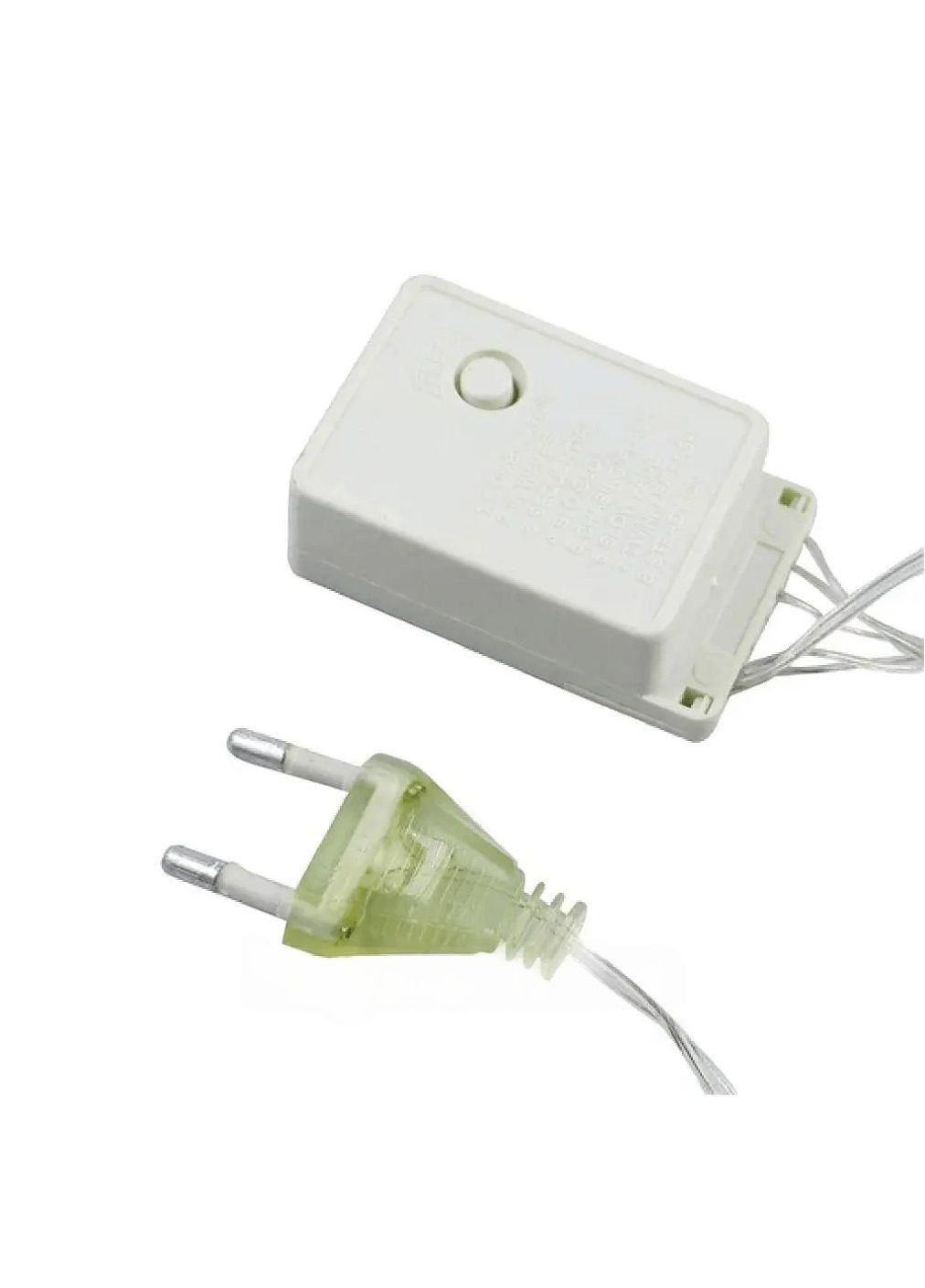 Светодиодная гирлянда на окно с работой от сети фигурками снежинок возможностью соединения 3х1 м (478669-Prob) Теплая белая Unbranded (308133592)