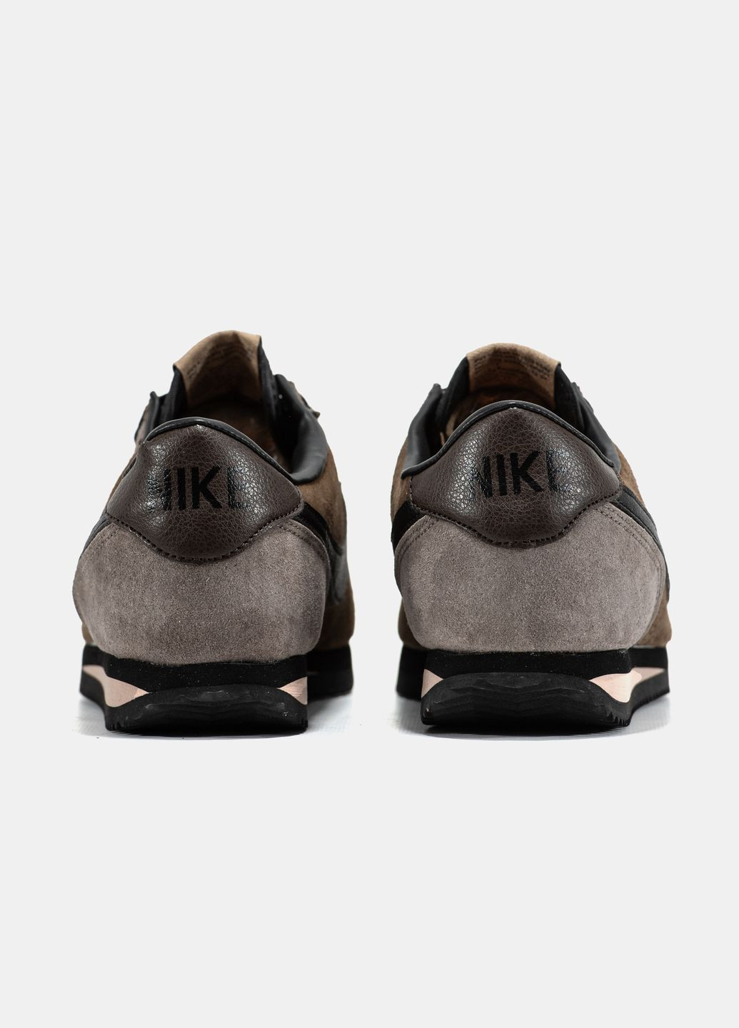 Кроссовки женские и мужские Nike Cortez Brown Black | Найк Кортез коричневые No Brand коричневые демисезоны (335012305)